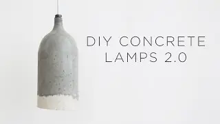 DIY Concrete Pendant Lamps 2.0 | Design updates