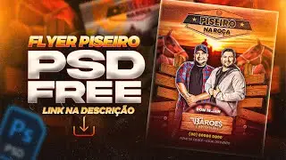 Speed Art Flyer Piseiro + PSD Free