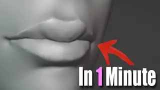 How to Sculpt a Mouth in Blender - 