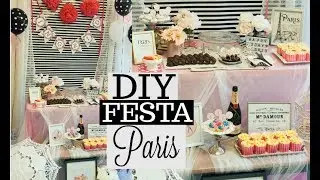 DIY DECORAÇÃO DE FESTA | NIVER DA MINHA IRMÃ | FESTA DE ANIVERSÁRIO |