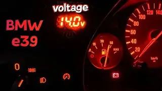 ПОЛНЫЙ ПРОЦЕСС УСТАНОВКИ ВОЛЬТМЕТРА BMW e39. СВОИМИ РУКАМИ.