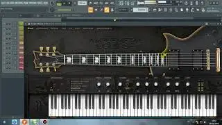 FL studio 20 with vst ample metal eclipse 2