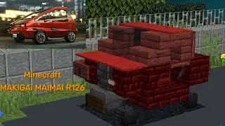 Minecraft build Cyberpunk 2077 vehicle - MAKIGAI MAIMAI R126