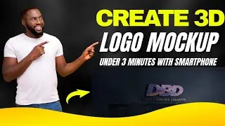 HOW TO CREATE 3D LOGO MOCKUP UNDER 3 MINUTES WITH YOUR SMARTPHONE FOR FREE