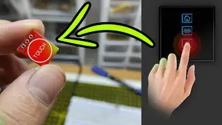 How to make 220v touch key using ttp223 module | ttp223 touch key