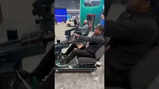 Volkswagen Car racing at the 2023 New York Auto Show 