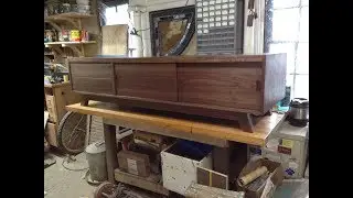 How To Make A Mid-Century Modern TV Stand & Storage [ Part 1 ]