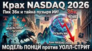 Nasdaq 2026: 36k Peak & AI Crash Secrets! Ponzi Model vs. Wall Street Truth