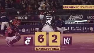 Tomateros vs Aguilas: Serie 8 - Juego 2 (06/11/24) | RESUMEN