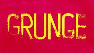 Grunge Text Animation | After Effects | tweaker_tales