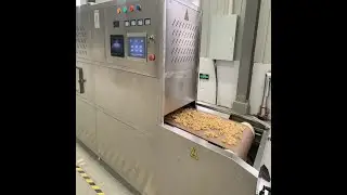 High efficiency continuous microwave textured soy protein drying equipment