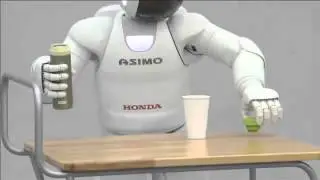 Future robot. Asimo. Honda Latest ASIMO Robot Running