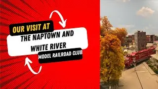 The naptown and white river model railroad club - Our visit broadcasted live on Tiktok