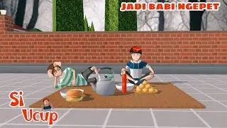 SI UCUP JADI BABI NGEPET || SAKURA SCHOOL SIMULATOR