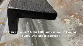 Tudorboard.com  Tudor Boards 90 degree  corner 150mm x 100mm Mock Tudor plank