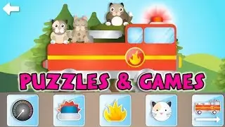 Puzzles and Games | Games for Kids | Learning about Shapes and Jobs