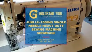 Product Showcase - JUKI LU-1508NS Heavy Duty Sewing Machine - Goldstartool.com - 800-868-4419