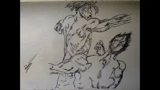 Боксерский поединок. Draw of box