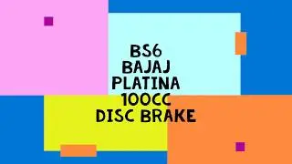 Bajaj Platina 100 ES disc brake