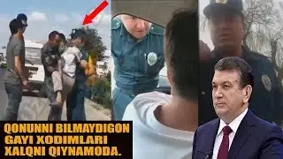QONUNNI BILMAYDIGON GAYI XODIMLARI XALQNI QIYNAMANG ILTIMOS...