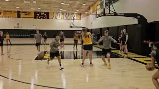 Iowa womens hoops practice 2