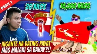 Dating Payat Lumobo Naging Matabang Higante! - ROBLOX Get Fat And Roll Race
