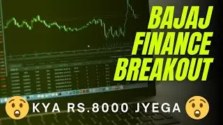 SHARE MARKET :- Bajaj Finance, Flag pattern breakout 😱🔥🔥🔥🔥