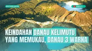 Keindahan danau Kelimutu yang memukau