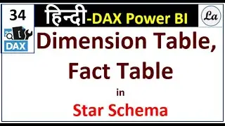 Dimension Table | Fact Table | Star Schema | Dax Tutorials | Hindi