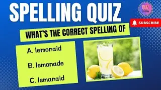Can You Spell These Tricky yet Simple Words? 📝🔡 The Spelling Quiz!