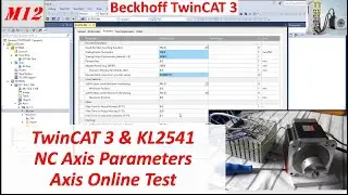 MB12. [TwinCAT 3 NC Stepper] NC Axis Drive and Encoder Parameter Settings[15/20]