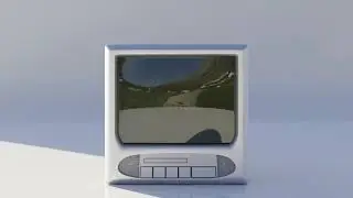 CRT TV 3D Model | Blender Model Showcase #1