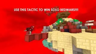USE THIS TACTIC TO EASILY WIN SOLO BEDWARS | Bedwars revival mission