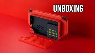 Unboxing the Mario Red Edition OLED Switch