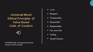 ETHICS and CODE of CONDUCT
