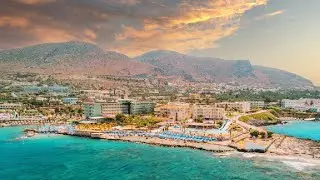 Hersonissos Crete Beach - Creta - Grecia - Cel mai Frumos Oras din Creta