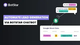 BotStar Ultimate Chatbot Course #4 - Collect Leads, Bookings, and Orders via Your Chatbot