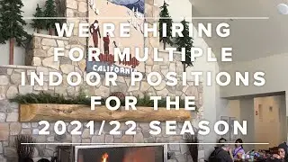 INDOOR JOBS AT DODGE RIDGE