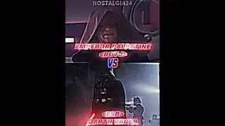 Emperor Palpatine VS Darth Vader #starwars #edit #darthvader #palpatine