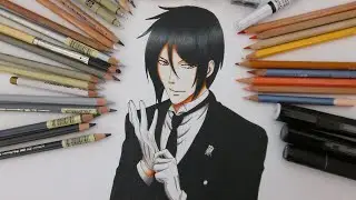 Speed Drawing Sebastian Michaelis || Black Butler - Kuroshitsuji