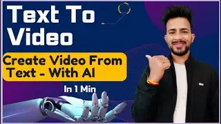 Convert Text To Video With AI | Best AI Website✅ | Text To Video | Best Text to Video Websites✅