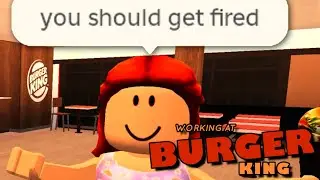 WORKING AT BURGER KING ON ROBLOX!!! | Working and Trolling at Burger King | ROBLOX