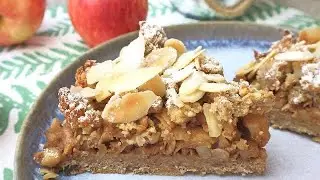 Healthy Apple Crumble Pie | How To Make Apple  Crumble Without Refined Sugar