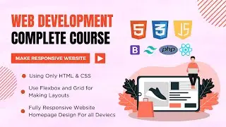Best Project for Beginners | Responsive Website Design Homepage | Project using HTML & CSS | 2024
