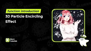 3D Particle Encircling Effect#blurrr #blurrrapp
