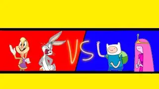MUGEN - Bugs Bunny & Lola Bunny VS Finn and Princess Bubblegum