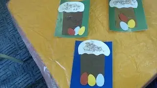 Аппликация "Пасхальный  Кулич"