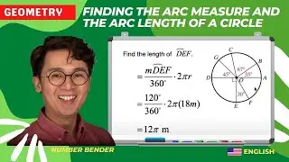 FINDING THE ARC MEASURE AND THE ARC LENGTH OF A CIRCLE | GEOMETRY