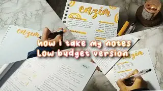 how i take my notes low budget version #part2 l indonesia
