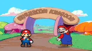 ADD004 MUGEN: Super Better Mario (Me) Vs Hotel Mario (GB Shades)